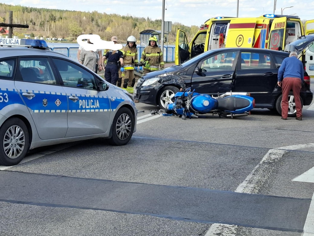 19.04.2026. Wypadek w Krynkach. Lądował LPR