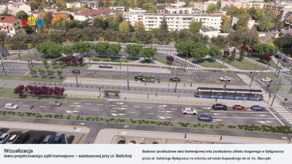Wizualizacje trasy tramwajowej na Szwederowo w Bydgoszczy