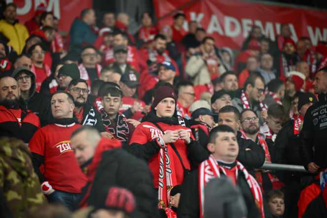 Widzew Łódź - Lech Poznań: Zdjęcia kibiców i zawodników z meczu 24. kolejki PKO BP Ekstraklasy