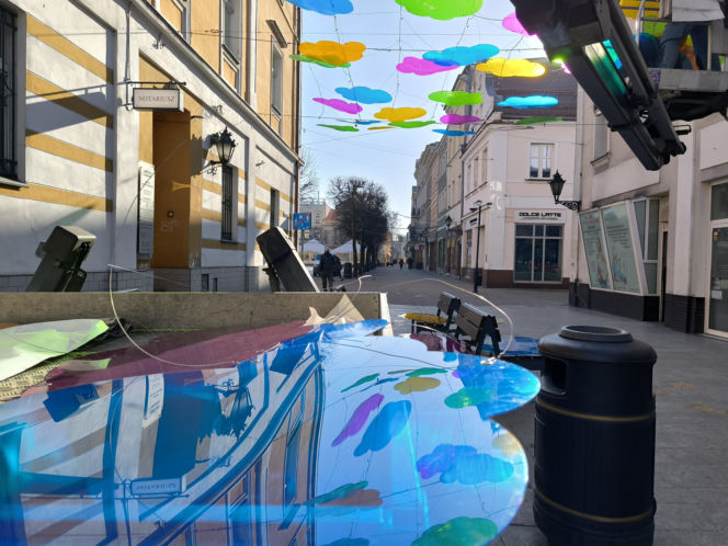 Ozdoby w centrum Leszna