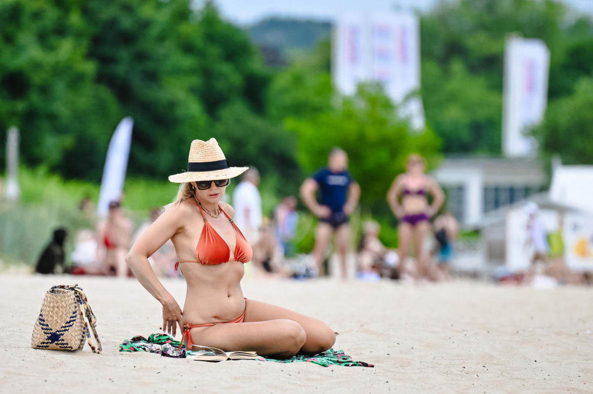 Sylwia Gliwa wypoczywa nad morzem