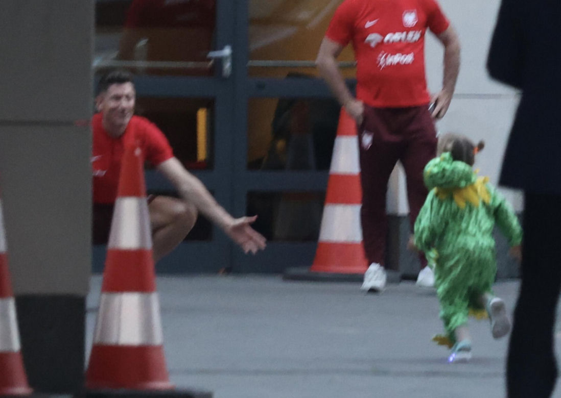 Lewandowski z rodziną
