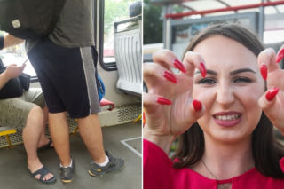 Obroniła się przed bandytami ostrymi pazurami! Szokujące sceny w warszawskim tramwaju [ZDJĘCIA]