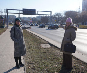 Agnieszka Popławska i Monika Kołacz z grupy Służewiec Wspólna Sprawa
