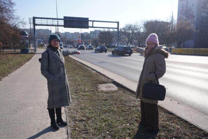 Agnieszka Popławska i Monika Kołacz z grupy Służewiec Wspólna Sprawa