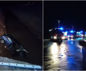 Koszmar pod Sochaczewem! Opel wpadł do rowu z wodą. 21-latka zginęła [ZDJĘCIA]