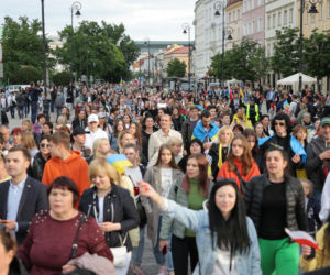 Ogromna manifestacja wdzięczności Ukraińców. „Przyjaciele, dziękujemy”