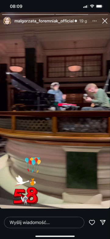 Tak Małgorzata Foremniak świętowała urodziny. Sala balowa to dopiero początek!