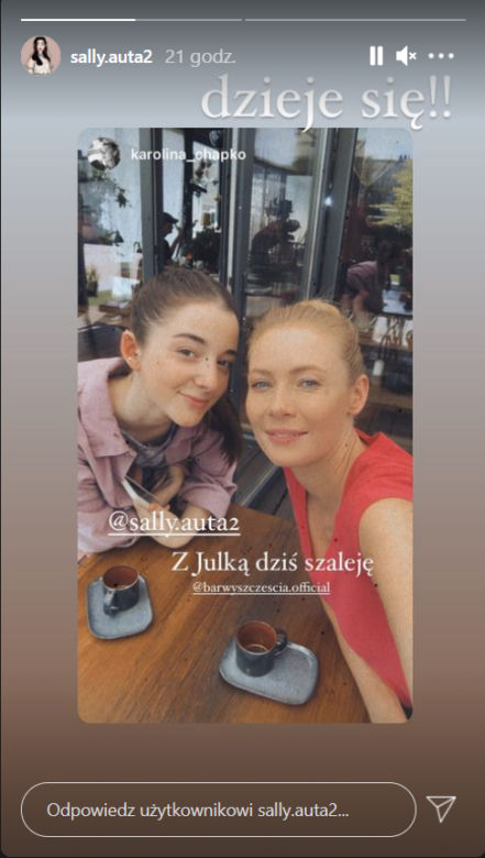 Barwy szczęścia. Dominika (Karolina Chapko), Luiza (Julia Zielińska)
