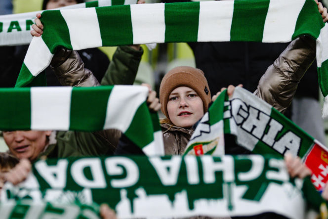 Lechia Gdańsk - Górnik Zabrze, zdjęcia kibiców i zawodników z meczu 18, kolejki PKO BP Ekstraklasy