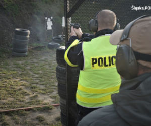 Zabrze: ćwiczenia policjantów na strzelnicy