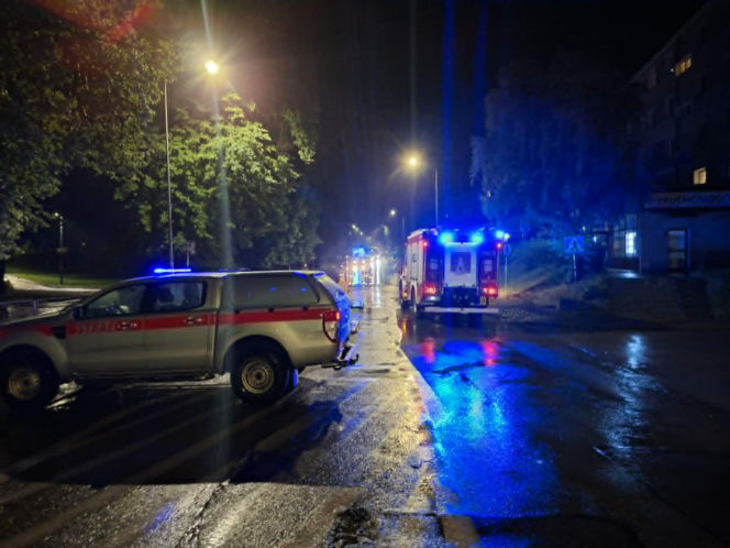 Zalane Starachowice. Widoki po burzy
