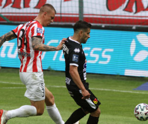 Piłkarz Cracovii Ołeksij Dytiatjew z Ukrainy