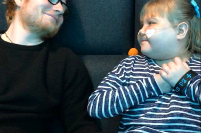 Ed Sheeran zagrał prywatny koncert dla ciężko chorej 10-latki