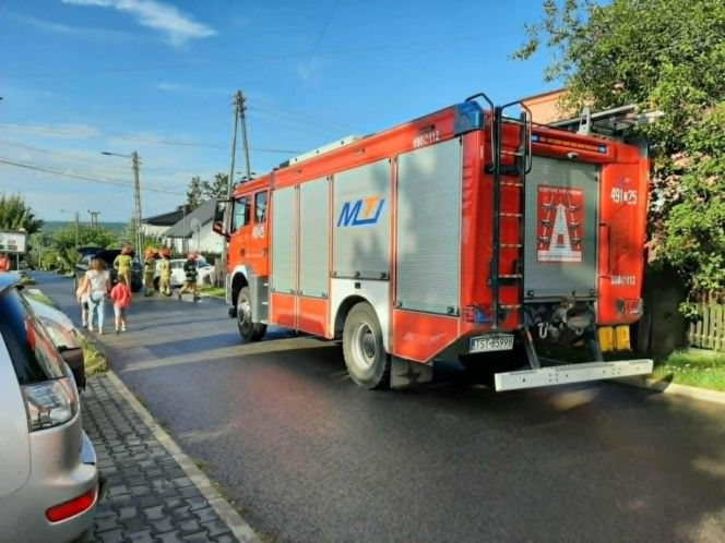 Wypadek na ulicy Żytniej w Starachowicach