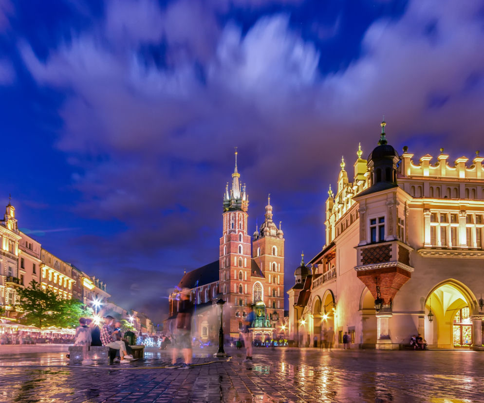 Rynek Główny. Magiczne ujęcie Sabiny Nosalskiej [ZDJĘCIE DNIA]