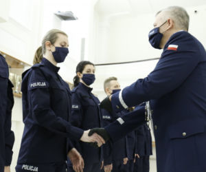 Nowi policjanci w Lublinie. Ślubowanie funkcjonariuszy – styczeń 2022