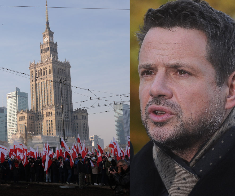 Marsz Niepodległości: Zaatakowali Trzaskowskiego. I co? Łyso?