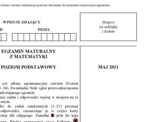 Matura z języka polskiego 2011 ARKUSZE, PRZECIEKI