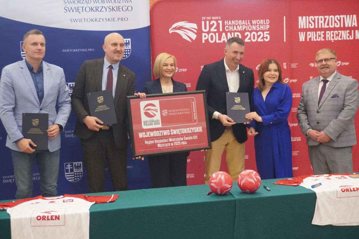 Konferencja w sprawie MŚ piłkarzy ręcznych U-21 w Kielcach