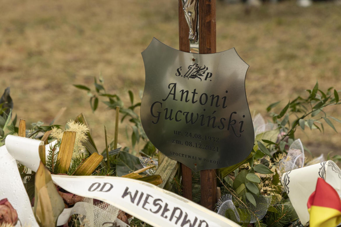 Grób Antoniego Gucwińskiego. Tu spocznie Hanna Gucwińska?
