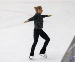 Aneta Zając na łyżwach