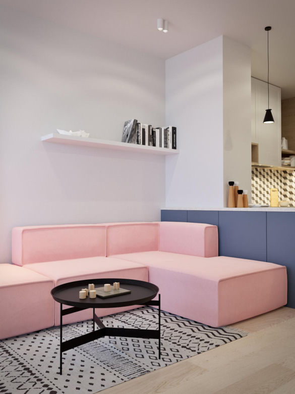 Salon i kuchnia