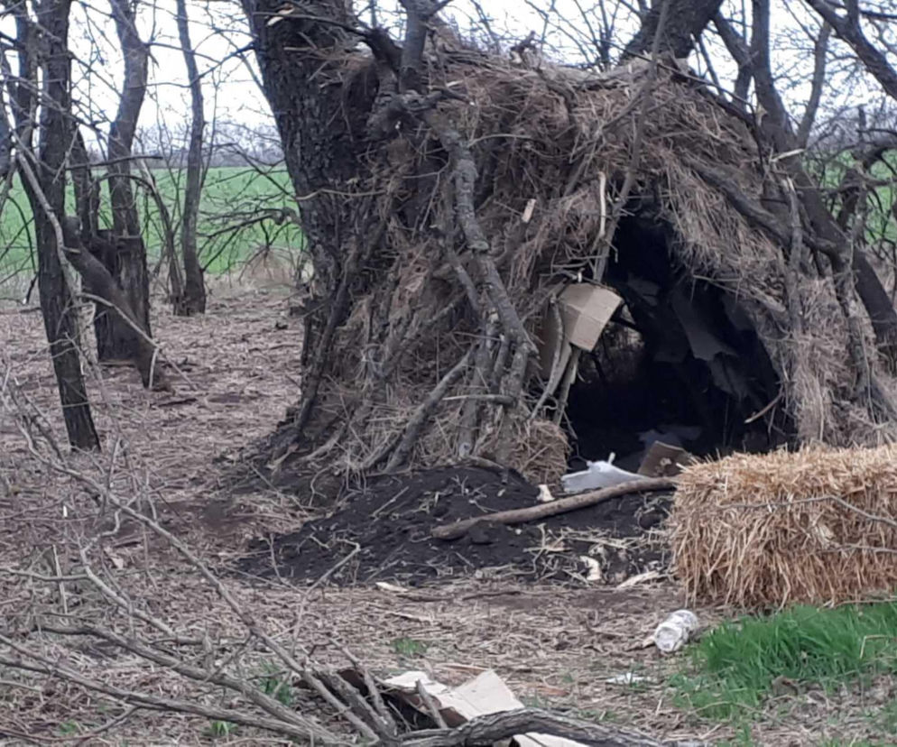 Niewiarygodne zdjęcia z Ukrainy. Rosyjscy żołnierze mieszkali w szałasach! 