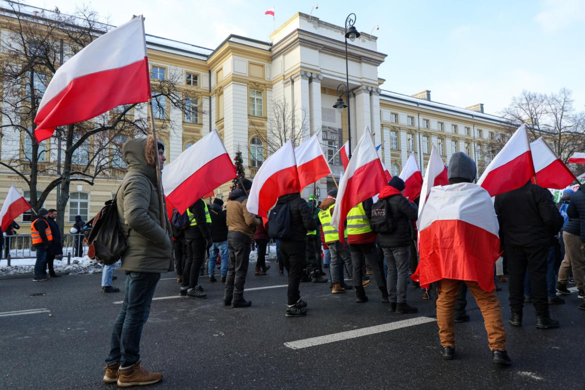Protest rolników w Warszawie (9.01.2026)