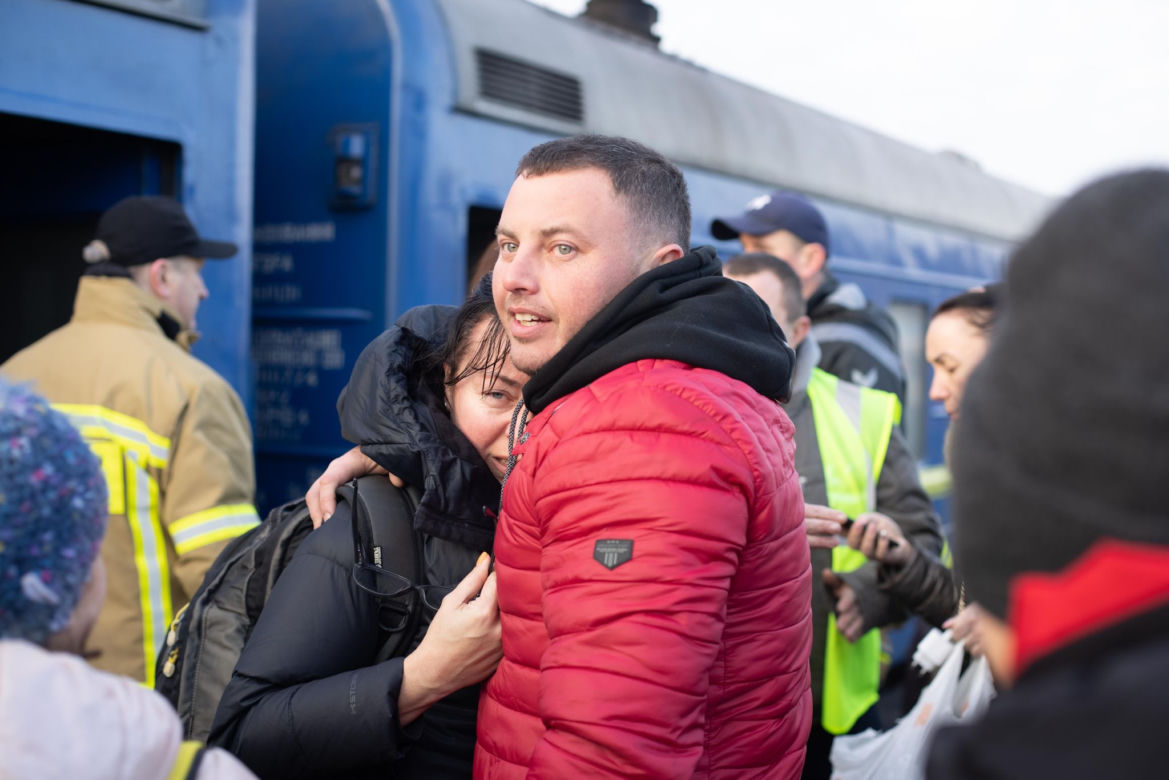 1,5 tys. uchodźców z Ukrainy przyjechało specjalnym pociągiem na Śląsk