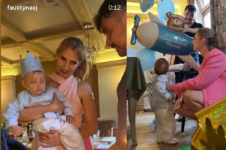 Daniel Martyniuk pojawił się na 1. urodzinach synka. Rodzina obsypała malucha prezentami. Zabrakło Danusi i Zenka?