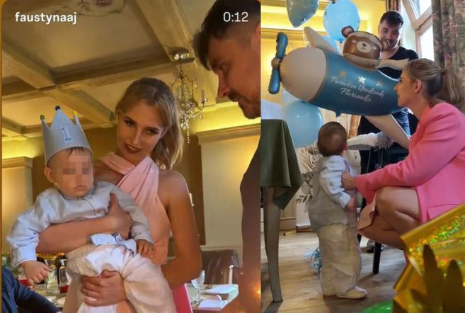 Daniel Martyniuk pojawił się na 1. urodzinach synka. Rodzina obsypała malucha prezentami. Zabrakło Danusi i Zenka?