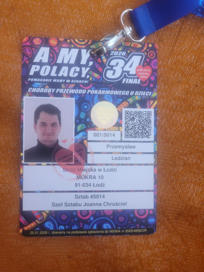 Od 15 lat gra z WOŚP, choć sam choruje. Teraz usłyszał kolejną diagnozę