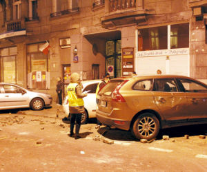 Huligani zdemolowali stolicę
