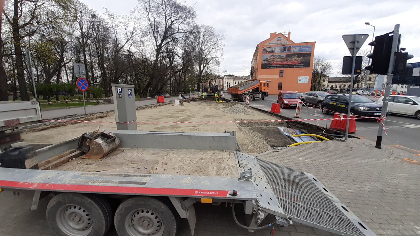 Ruszyła budowa węzła przesiadkowego Krakowska-Planty. ZOBACZ ZDJĘCIA
