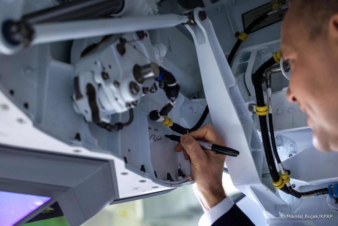 Nawrocki w zakładach Lockheed Martin