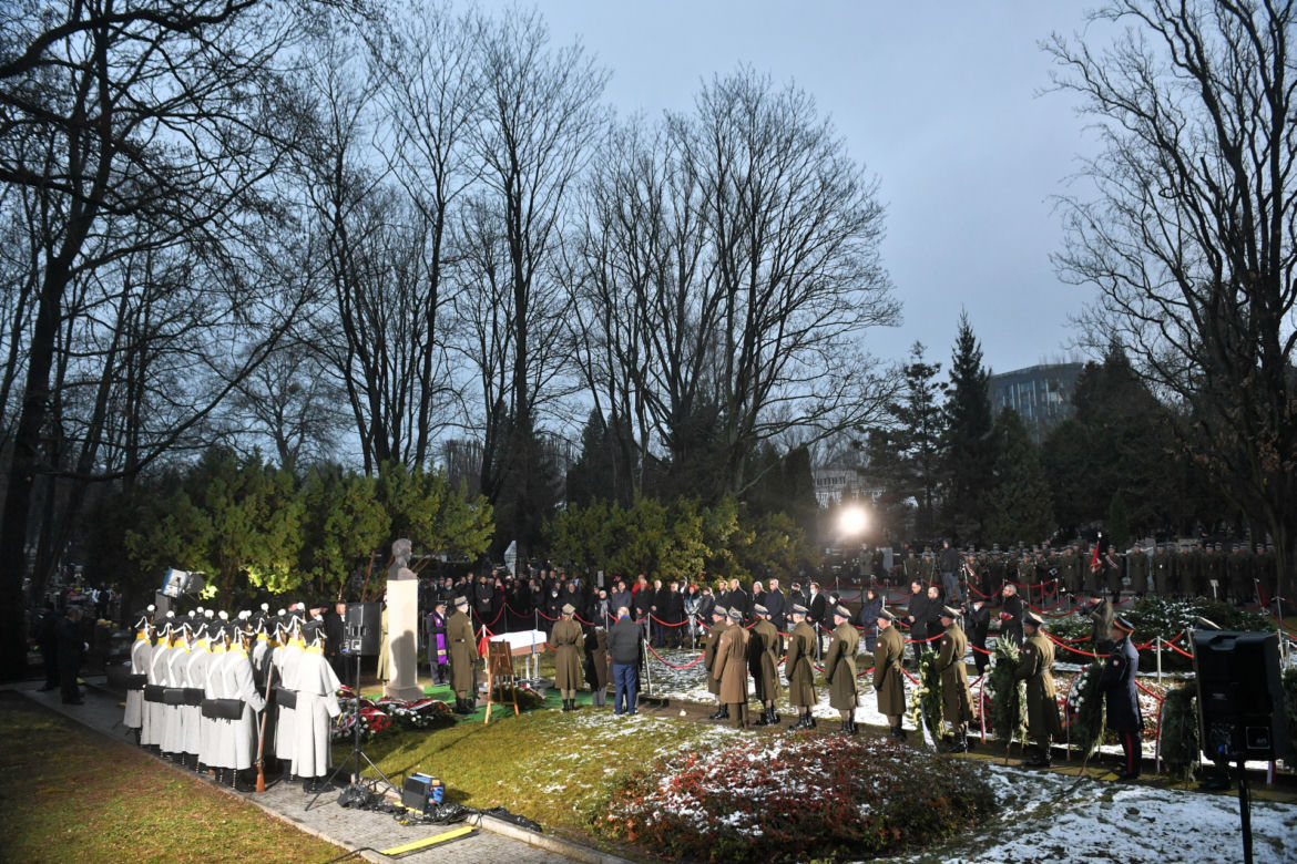 Uroczystości pogrzebowe Maurycego Mochnackiego  na Powązkach