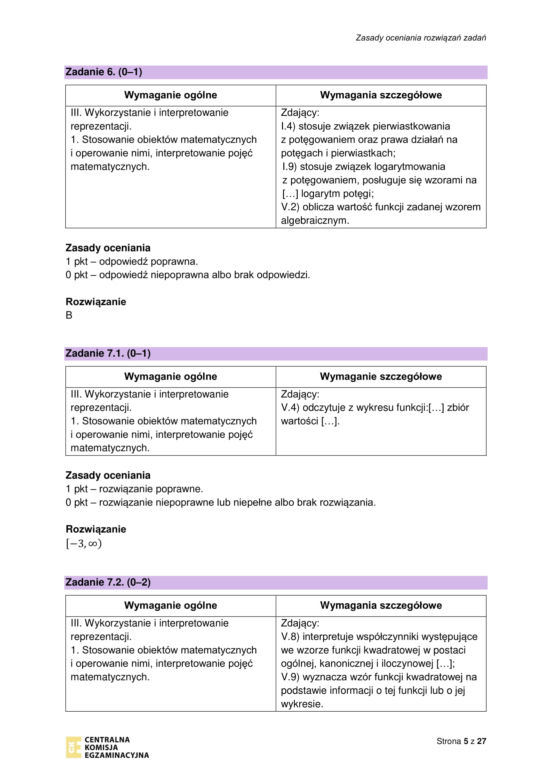 Matura próbna 2023 matematyka: odpowiedzi CKE