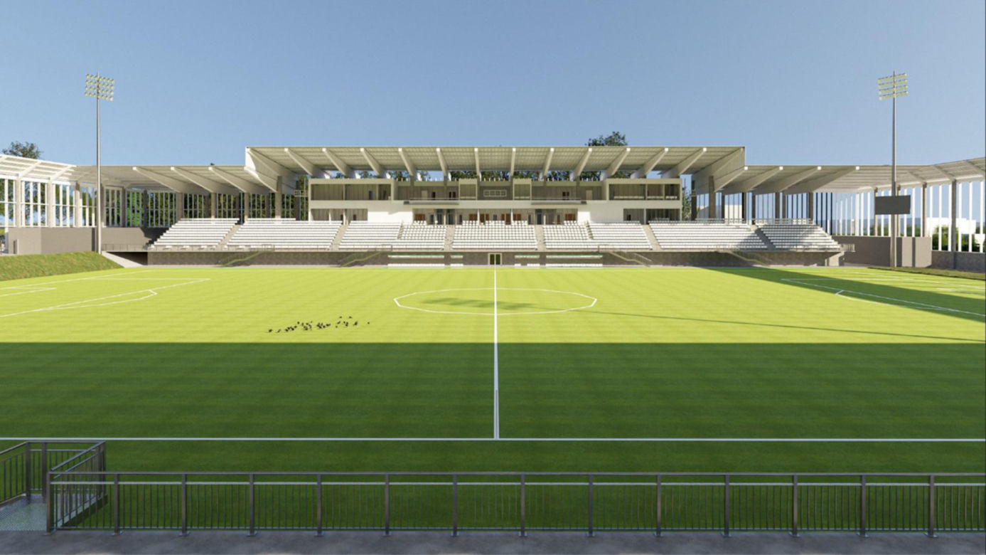 Wizualizacja nowego stadionu miejskiego w Chełmie