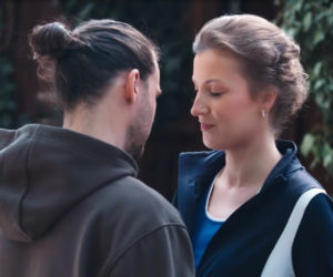 M jak miłość. Natalka (Dominika Suchecka), Mikołaj Lipiński (Mateusz Kościukewicz)