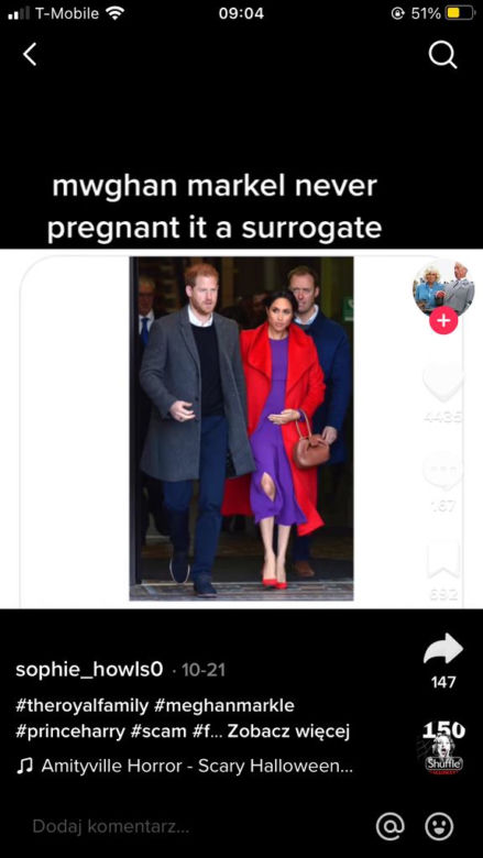 Meghan Markle nigdy nie była w ciąży". Okrutne plotki o rodzinie królewskiej!
