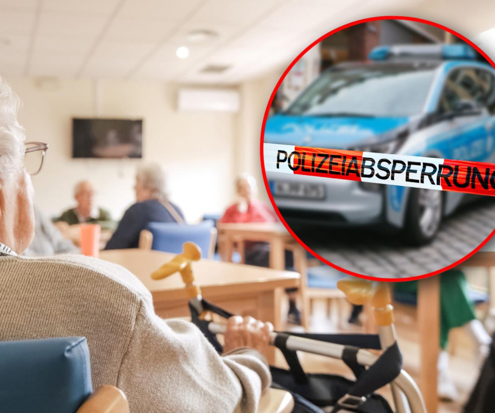 Seniorka w domu opieki. Na miniaturze radiowóz i taśma policyjna. O ataku w Olfen przeczytasz na SE.