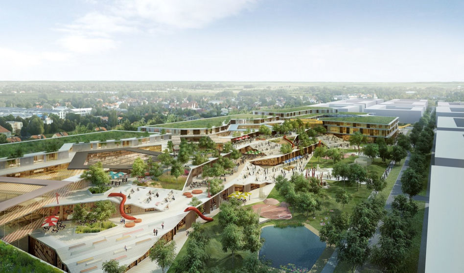 Nowe centrum Wilanowa według Atelier Thomas Pucher