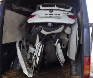 Kradzione BMW X6 na pace dostawczaka