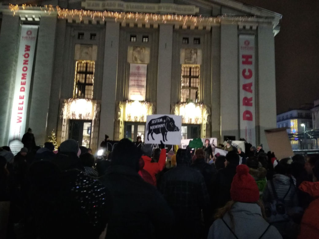 Protest w Katowicach