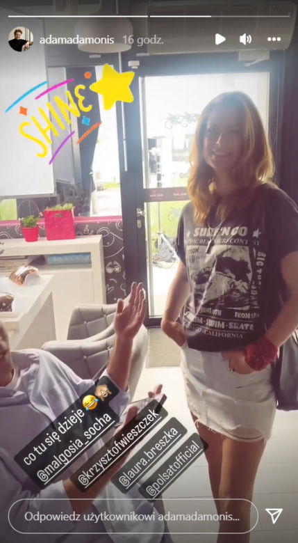 Przyjaciółki po wakacjach 2022: Robert (Krzysztof Wieszczek), Marta (Laura Breszka)