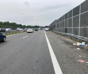 Dachowania na A4 i DK94 koło Tarnowa