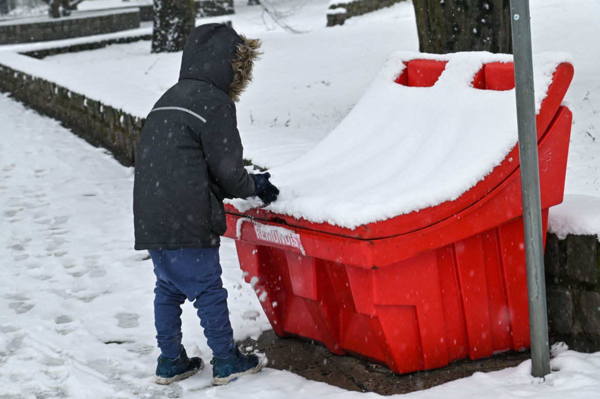 Śnieżny Szczecin 