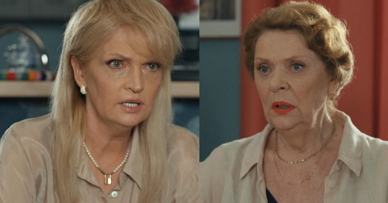 Barwy szczęścia, odcinek 3108. Małgorzata (Adrianna Biedrzyńska), Józefina (Elżbieta Jarosik)