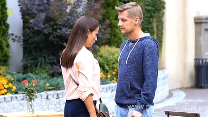 M jak miłość. Paweł (Rafał Mroczek), Magda (Anna Mucha)